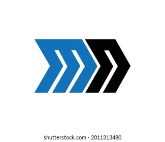 Letra Inicial MN Logo And Icon Design Template Creative Modern Vector Elements.