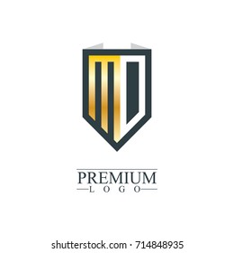 Initial Letter MO Company Design Logo Template