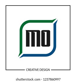 Initial Letter MO Logo Template Design