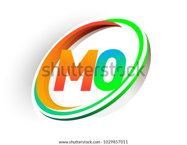 Initial Letter Mo Logotype Company Name Stock Vector (Royalty Free ...