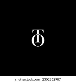 TO initial letter monogram logo