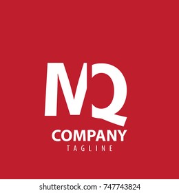Initial Letter MQ Design Logo