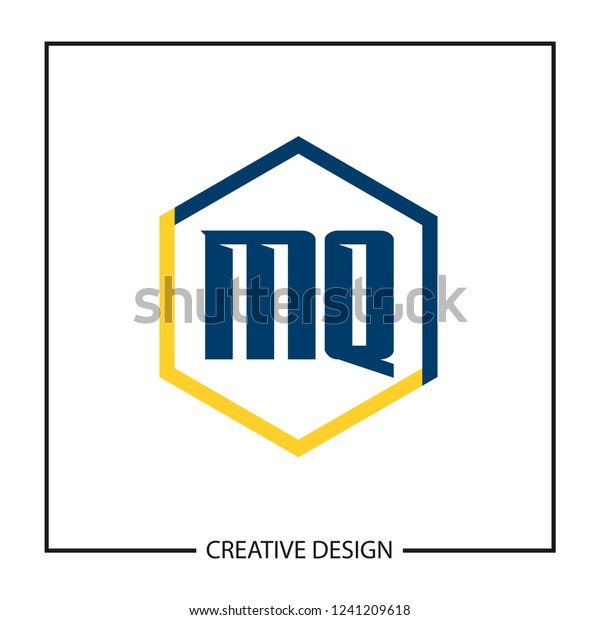 Initial Letter Mq Logo Template Design Stock Vector (Royalty Free ...