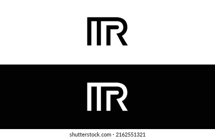 Initial Letter MR Logo Template Design