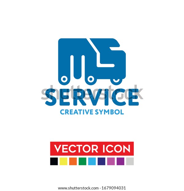 Initial letter MS logo,\
creative symbol