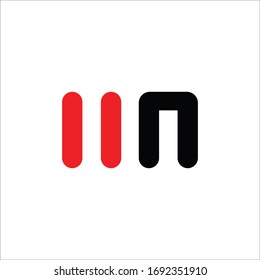Plantilla de diseño del logotipo ms o sm de letra inicial