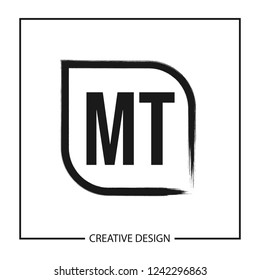 Initial Letter MT Logo Template Design