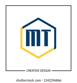 Initial Letter MT Logo Template Design