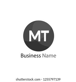 Initial Letter MT Logo Template Design