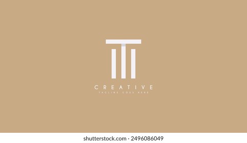 Initial Letter MT TM logo design vector illustration.