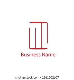 Initial Letter MU Logo Template