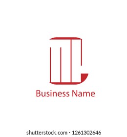 Initial Letter MU Logo Template