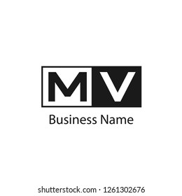 Initial Letter MU Logo Template