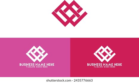 Initial letter MW logo or WM logo vector design template