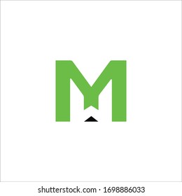 Initial letter mw or wm logo vector design template