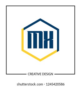 Initial Letter MX Logo Template Design