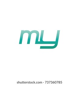 initial letter my thin logo design