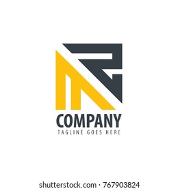 Initial Letter MZ Design Logo