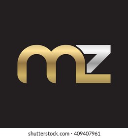 Initial Letter Mz Linked Round Lowercase Stock Vector (Royalty Free ...