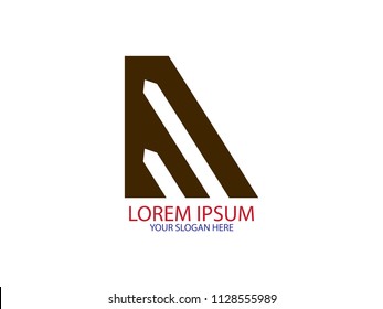 Initial letter N Design Logo Vector Graphic Branding Letter Element.
