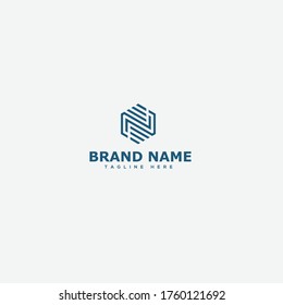 Initial Letter N Design Logo