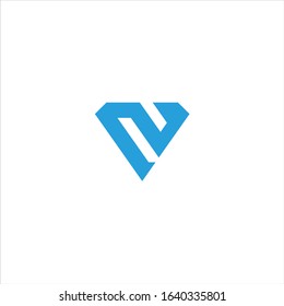 Initial Letter N Diamond logo icon design template elements - vector