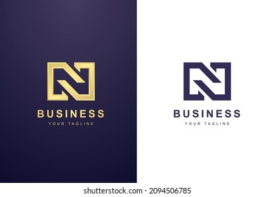 Initial Letter N Logo For Business or Media Company.