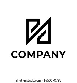 Initial letter N logo design vector inspiration