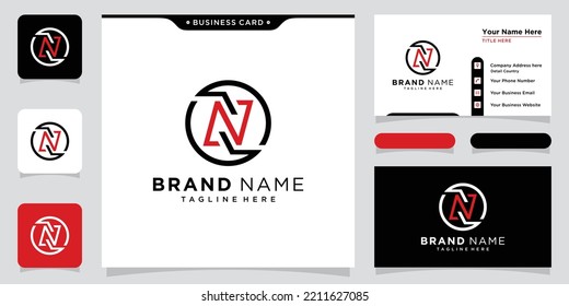 Initial Letter N Logo Design vector Template. Creative N Logo Design