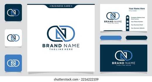 Initial Letter N Logo Design vector Template. Creative N Logo Design