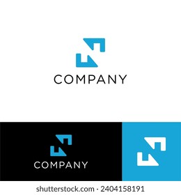 Initial Letter N Logo Design vector Template	