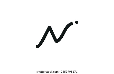 Initial Letter N Logo Design. N Logo Design. Creative And Modern N logo.