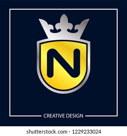 Initial Letter N Logo Template Vector Design
