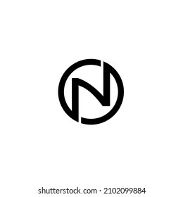 Diseño de la plantilla de logotipo N de la letra inicial