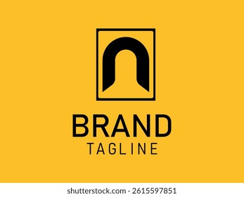 Initial Letter N Modern logo design. Beauty and Fashion Logos. 