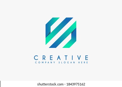 Initial Letter N VN logo design vector illustration. Letter N VN icon design. Suitable for Business and Technology logos,isolated on white background
