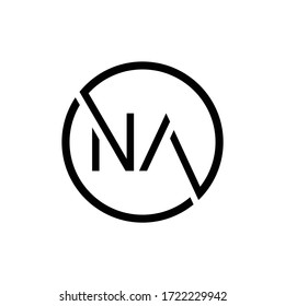 Initial Letter NA Logo Design Vector Template. Creative Abstract NA Letter Logo Design