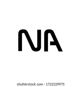 Initial Letter NA Logo Design Vector Template. Creative Abstract NA Letter Logo Design