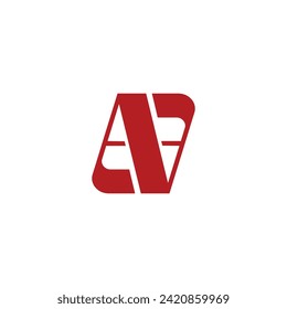 initial letter AN or NA logo design