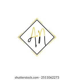 Initial letter NA logo design creative modern symbol icon monogram