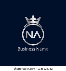 Initial Letter NA Logo Template Design