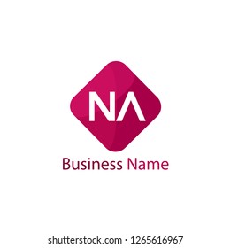 Initial Letter NA Logo Template Design