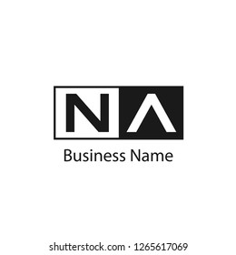 Initial Letter NA Logo Template Design