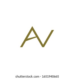 Initial letter an or na logo vector design template