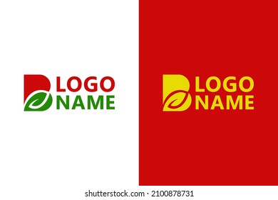 Initial letter name with leaf concept. Very suitable various business purposes also for symbol, logo, company name, brand name, icon and many more.
