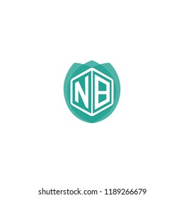 Initial Letter NB Nature Logo Design, Eco, Leaf, Green, Environment Branding Identity