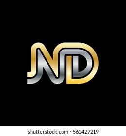Initial Letter ND Linked Design Logo