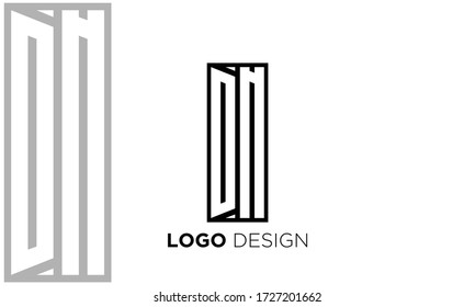 Initial Letter ND Logo Template Design
