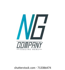 Initial Letter NG Design Logo Template