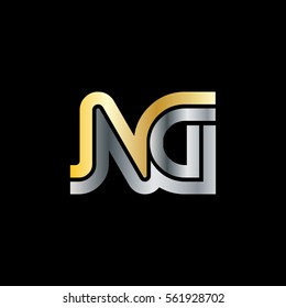 Initial Letter NG Linked Design Logo
